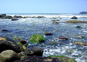 Praia de Itaquitanduva em São Vicente